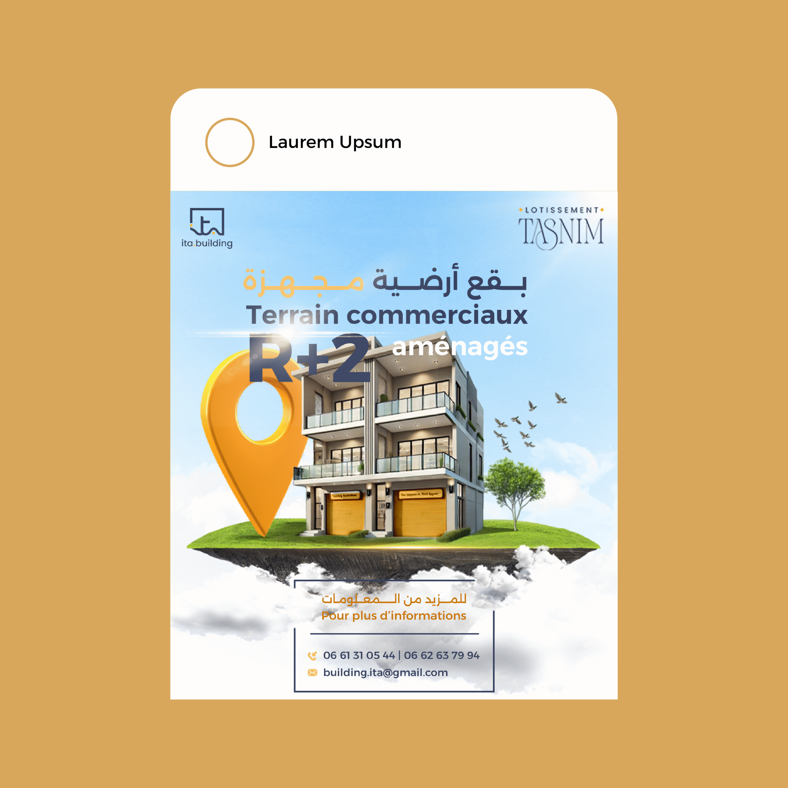 creative social media post design