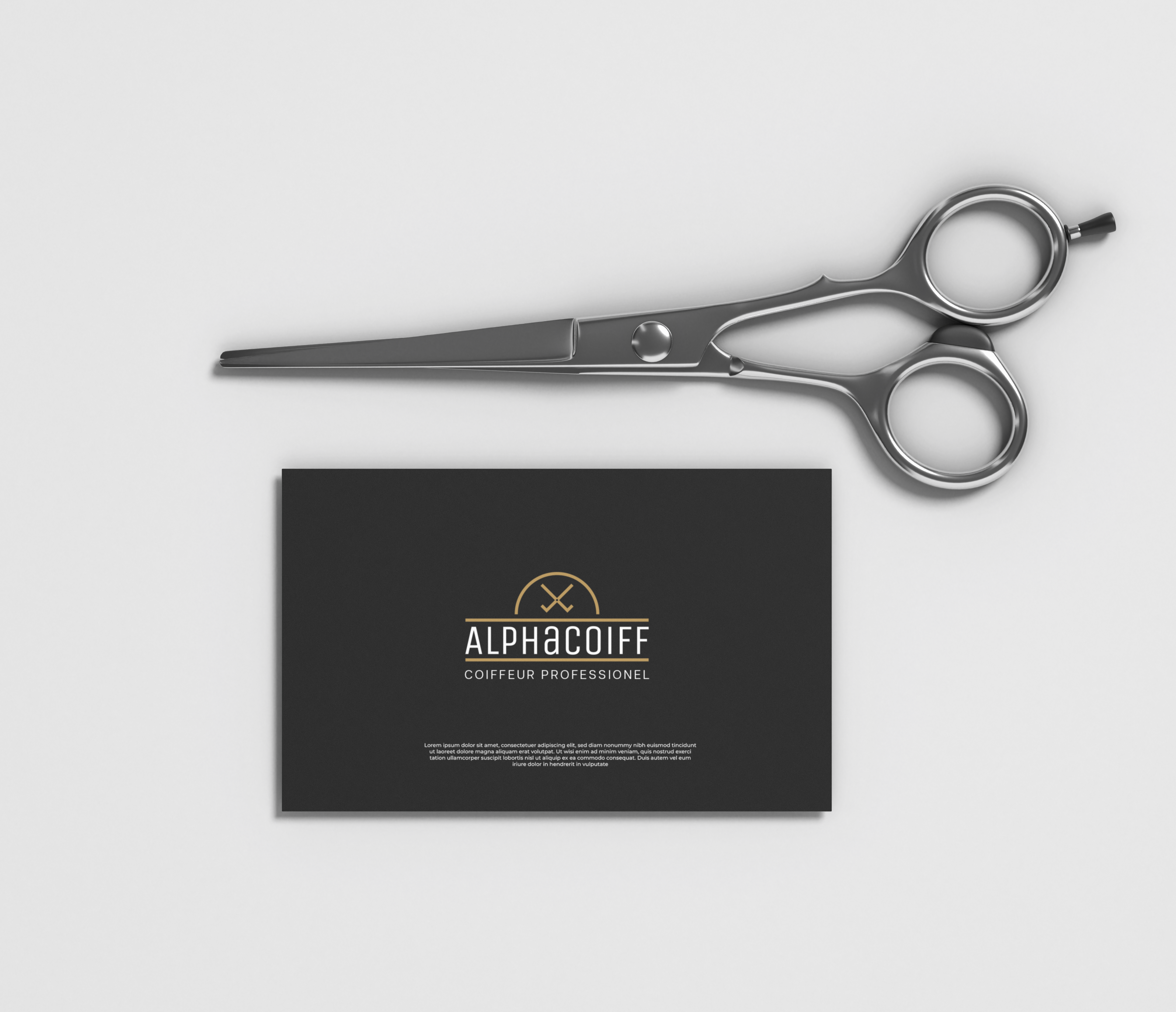 businesscard design for barber shop logo design